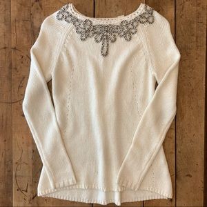 Anthropologie Angel of the North Sweater